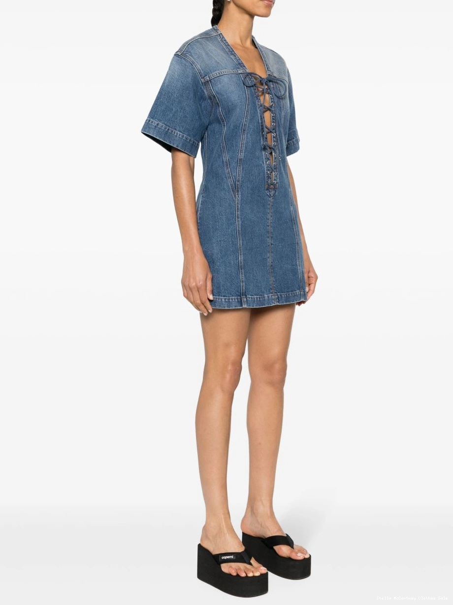 Affordable McCartney panelled denim Stella Women dress mini 0324